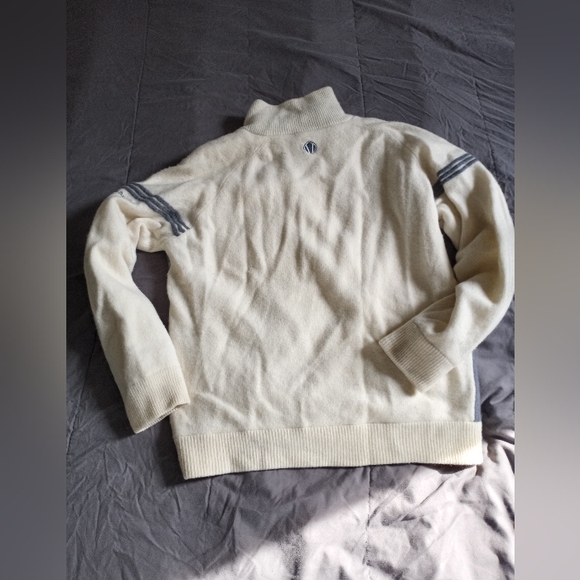 *RARE**SUNICE men's 100% lambswool ski pullover 3/4 zip sweater. - Picture 4 of 4